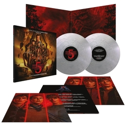 Kyle Dixon and Michael Stein Stranger Things 5 Original Netflix Score Volume 2 METALLIC SILVER VINYL 2 LP