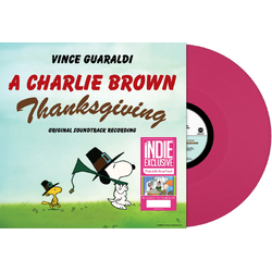 Vince Guaraldi A Charlie Brown Thanksgiving original soundtrack indie EXCLUSIVE PINK JELLY BEAN COLOURED VINYL LP