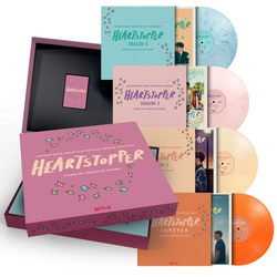 Original Soundtrack Heartstopper LIMITED BOXSET SOUNDTRACK BLUE PINK YELLOW AND ORANGE MARBLE VINYL 4 LP BOX SET