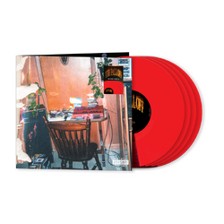 J Cole The Fall Off LIMITED EDITION RED VINYL 4LP