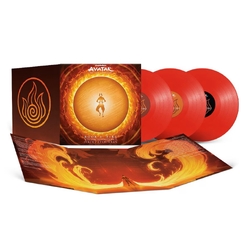 Jeremy Zuckerman Avatar The Last Airbender Book 3 Fire Music from the Animated Series RED VINYL 3LP
