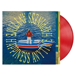Leon Bridges Happiness Anytime indie EXCLUSIVE CAMPARI RED VINYL LP