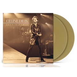 Celine Dion Live a Paris LIMITED GOLDEN TAN VINYL 2LP