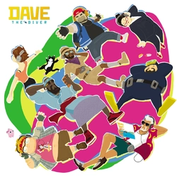 D'Anthoni Wooten, Jukio Kallio, Neo Sound, Jongho Yoo, Stephen Mo, Hansol Kim, Asteria, gogh.K Dave the Diver video game soundtrack BLACK VINYL 2LP