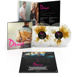 Cliff Martinez Drive Original Soundtrack ANNIVERSARY EDITION CLEAR AND GOLD SPLATTER VINYL LP