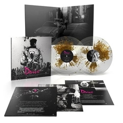 Cliff Martinez Drive 10 Original Soundtrack 15th ANNIVERSARY EDITION CLEAR AND GOLD SPLATTER VINYL LP ALTERNATE COVER