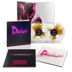 Cliff Martinez Drive 5 Original Soundtrack ANNIVERSARY EDITION CLEAR AND GOLD SPLATTER VINYL LP