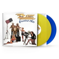 ZZ Top Greatest Hits ROCKTOBER 2026 TRANSLUCENT YELLOW & BLUE VINYL 2LP