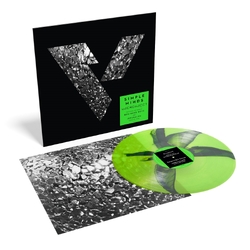 Simple Minds Sacrosanct LIMITED GREEN & BLACK INKPLOSION VINYL LP GATEFOLD