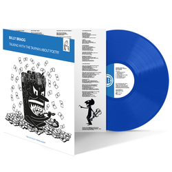 Billy Bragg Talking With The Taxman About Poetry LIMITED GATEFOLD REMASTER SOLID BLUE VINYL LP