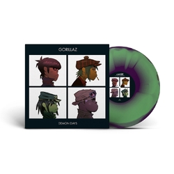 Gorillaz Demon Days LIMITED HALF-SPEED MASTERED GREEN, PURPLE, AND RED VINYL LP