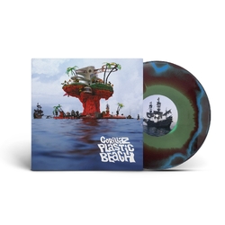 Gorillaz Plastic Beach LIMITED HALF-SPEED MASTERED BLUE, GREEN AND ORANGE VINYL LP
