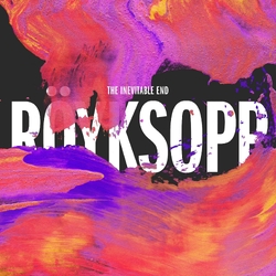 Röyksopp The Inevitable End NUMBERED NEON ORANGE/TRANS ORANGE/TRANS YELLOW VINYL 3 LP GATEFOLD