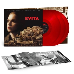 Madonna Evita Original Soundtrack LIMITED EDITION CLEAR RED VINYL 3 LP