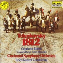 Cincinnati Symphony Orchestra & Erich Kunzel Tchaikovsky: 1812 Overture Op 49 & Capriccio Italien Op. 4Erich Kunzel Vinyl LP