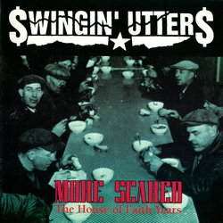 Swingin' Utters More Scared BLACK & WHITE VINYL LP