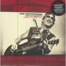 Kris Kristofferson Live At Gilleyæs - Pasadena Tx: September 15 1981 INDIE EXCLUSIVE WHITE MARBLED VINYL LP