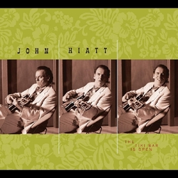 John Hiatt The Tiki Bar Is Open TRANSPARENT GREEN VINYL LP