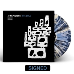 Jd Mcpherson Nite Owls INDIE EXCLUSIVE WHITE BLACK & BLUE IN NITE OWLIN SPLATTER VINYL LP