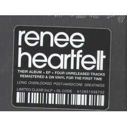 Renee Heartfelt Discography (Indie Exclusive Clear Vinyl) Vinyl 12In X2