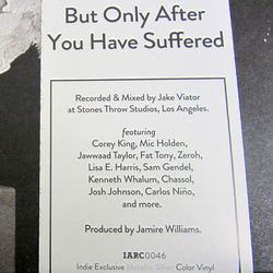 Jamire Williams But Only After You Have Suffered METALLIC SILVER-INDIE EXCLUSIVE VINYL LP