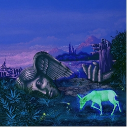 Magdalena Bay 7In - Human Happens / Paint Me A Picture MARBLED IN 5AM SKYLIGHT VINYL 7INCH