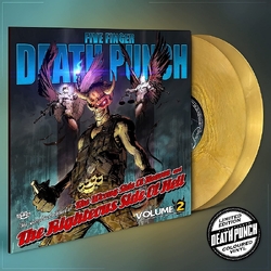 Five Finger Death Punch Wrong Side Of Heaven Vol. 2 2LP METALLIC GOLD VINYL 2LP