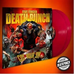 Five Finger Death Punch Got Your Six 2LP TRANSPARENT ORANGE AND TRANSPARENT YELLOW VINYL 2LP