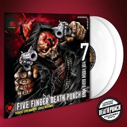 Five Finger Death Punch And Justice For None 2LP WHITE VINYL 2LP