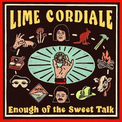 Lime Cordiale Enough Of The Sweet Talk - Black Lp + 32 Page Booklet VINYL LP