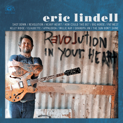 Eric Lindell Revolution In Your Heart ORANGE VINYL LP