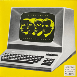 Kraftwerk Computer World REISSUE HEAVYWEIGHT TRANSLUCENT YELLOW VINYL LP + 16 PAGE BOOKLET