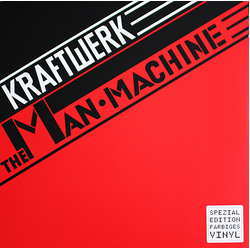 Kraftwerk The Man Machine REISSUE LIMITED HEAVYWEIGHT TRANSLUCENT RED VINYL LP