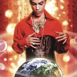 Prince Planet Earth LIMITED PURPLE MARBLED VINYL LP + MP3 DOWNLOAD CODE IN LENTICULAR SLEEVE