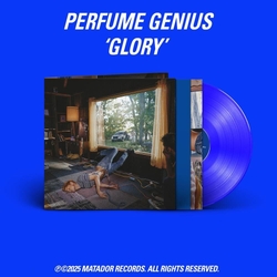 Perfume Genius Glory TRANSLUCENT BLUE VINYL LP + POSTER