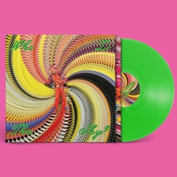 David Byrne Who Is The Sky? APPLE GREEN VINYL LP + POSTER