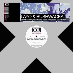 Layo & Bushwacka Love Story Vs Finally PAUL WOOLFORD 2023 REMIX & ORIGINAL VINYL 12INCH IN DIE-CUT SLEEVE