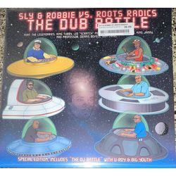 Sly & Robbie Vs Roots Radics/Various The Dub Battle TRANSLUCENT BLUE VINYL 2LP