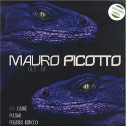 Mauro Picotto Best Of Mauro Picotto CLEAR & DARK BLUE VINYL 2LP