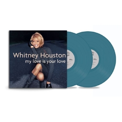 Whitney Houston My Love Is Your Love REISSUE TRANSLUCENT BLUE VINYL 2LP + BOOKLET IN EMBOSSED SLEEVE