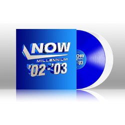 Various Now: Millennium 2002-2003 TRANSLUCENT BLUE & WHITE VINYL 2LP