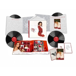 Mariah Carey Merry Christmas 30TH ANNIVERSARY DELUXE EDITION VINYL 2LP + BOOKLET + CHRISTMAS CARD IN SPOT-VARNISHED HARD-BACK BOOK SLEEVE
