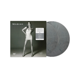 Mariah Carey #1's REMASTERED LIMITED METALLIC SILVER & BLACK SWIRL VINYL 2LP