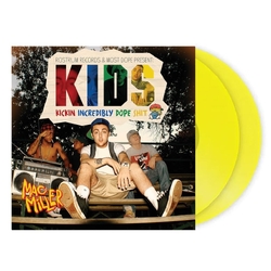 Mac Miller Kids TRANSLUCENT YELLOW VINYL 2LP (SIDE 4 DIGITALLY PRINTED) + POSTER