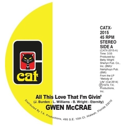Gwen Mccrae All This Love That I'M Givin LIMITED 7INCH