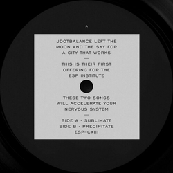 Jdotbalance Sublimate VINYL 12INCH