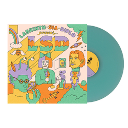 Labrinth/Sia/Diplo Present Lsd Lsd 5TH ANNIVERSARY EDITION SEA GLASS TRANSLUSCENT GREEN VINYL LP