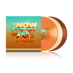 Various Now That's What I Call The 70's ORANGE WHITE & BROWN VINYL 3LP
