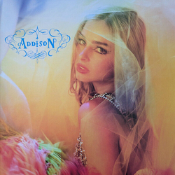 Addison Rae Addison YELLOW MARBLED VINYL LP + INSERT