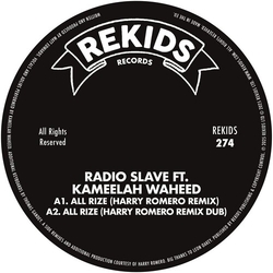 Radio Slave Feat Kameelah Waheed All Rize REMIXES VINYL 12INCH